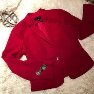 Pretty Red Worthington Blazer Jacket